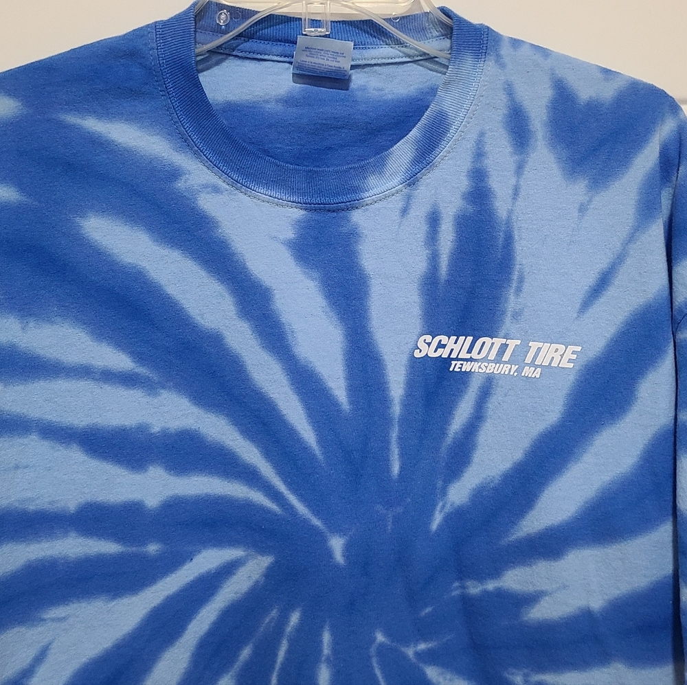 Tie Dye tshirt Size L Psychedelic Rave beach Color Electro Techno handcrafted